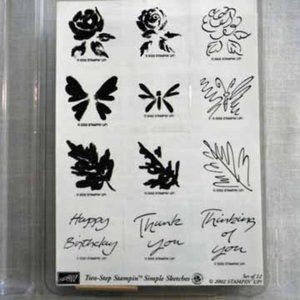 Stampin' Up! Simple Sketches Stamp Set - New